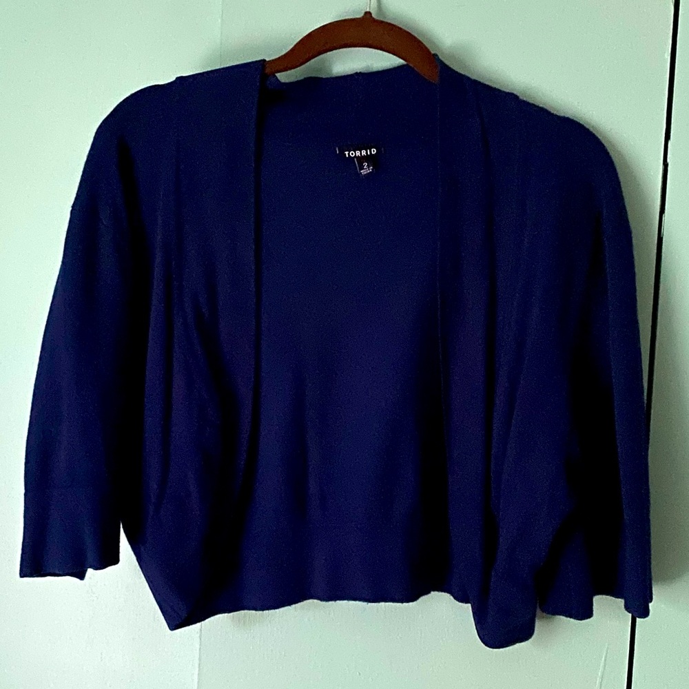 Torrid Blue Cardigan